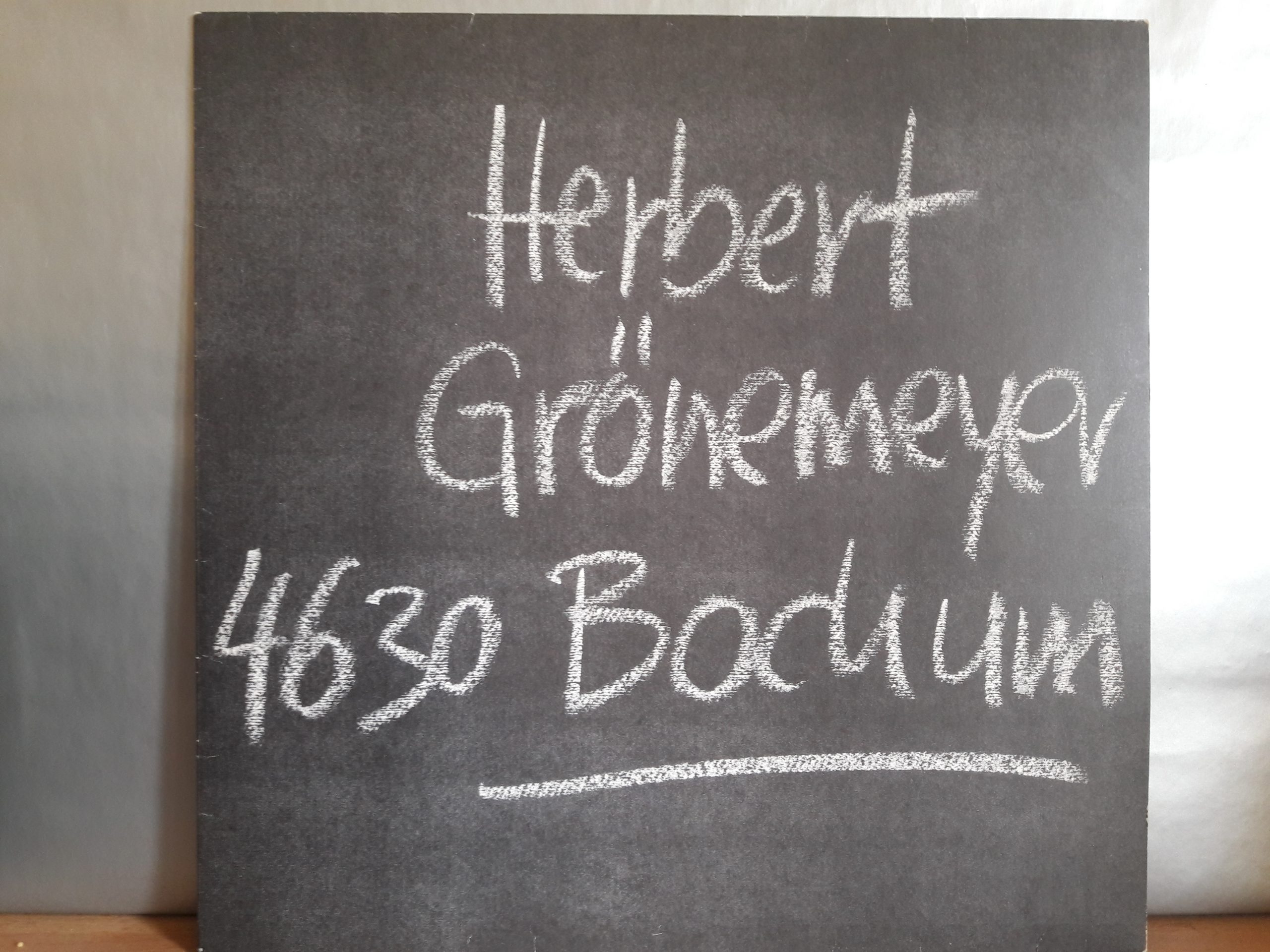 Bochum single grönemeyer